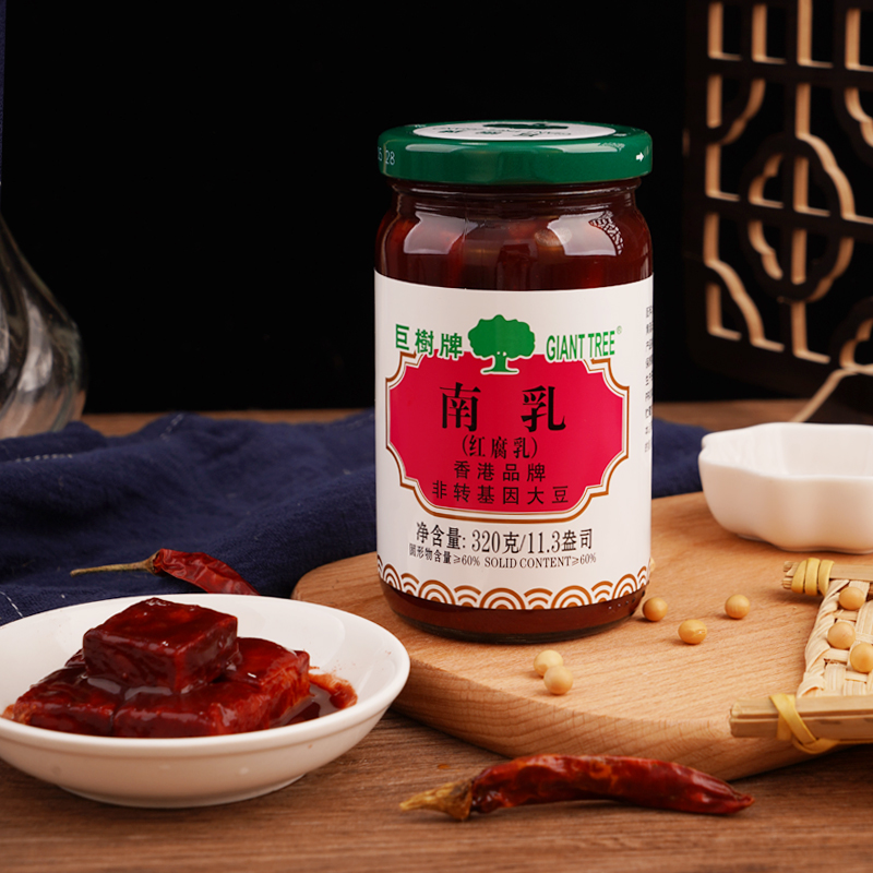 巨树南乳320g早餐配粥下饭菜拌饭蘸酱调味腌制酱菜即食小菜