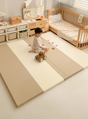 七彩龙2CM厚XPE爬爬垫PU垫婴儿学步地垫家用早教幼儿园爬行垫