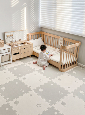 七彩龙ixpe拼接婴儿爬爬垫家用地垫泡沫宝宝 垫子儿童爬行垫母婴