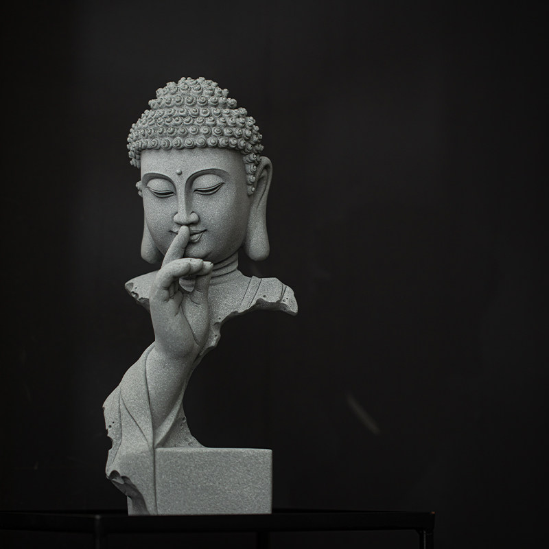 禅意摆件茶室桌面释迦牟尼佛佛像摆件佛说艺术装饰礼物禅意工艺品,家居饰品,桌面摆件,淘宝优惠券,粉丝福利购,淘宝优惠卷