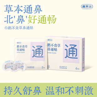 【真不二】儿童通鼻贴鹅不食草鼻通贴鼻子堵草本穴位贴苍耳子通气