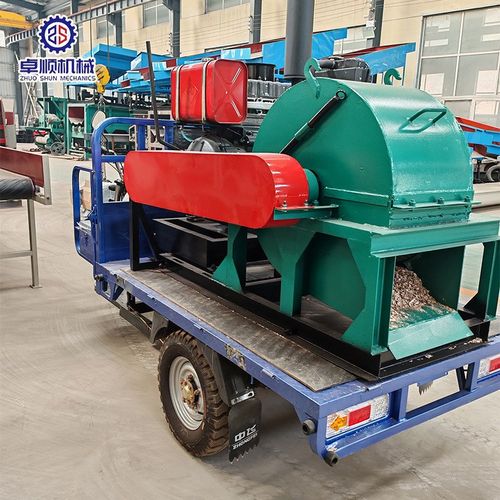 可移动粉碎果园树枝圆木玉米芯破碎机木耳香菇料粉碎木屑锯末机