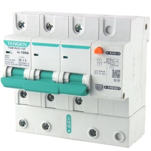 天正TGB1NLE N4P漏电保护断路器C型DZ47LE保护开关 125漏保1P2P3P