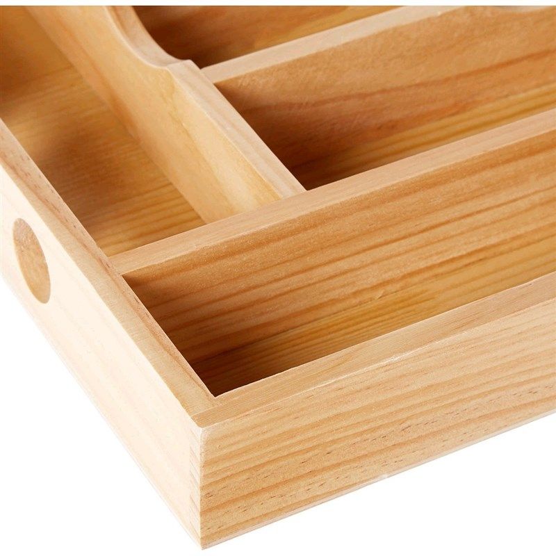 竹制收纳盒拉伸式抽屉收纳盒厨房餐具杂物五金工具便捷收纳整理盒