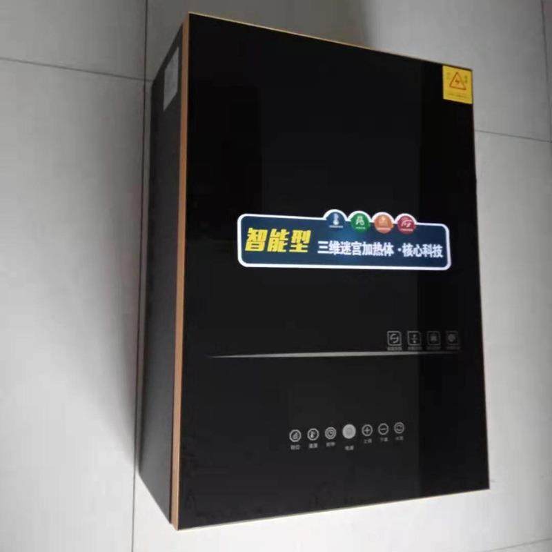 24KW电采暖热水壁挂式锅炉铸铝三维迷宫壁挂炉供240平或热水