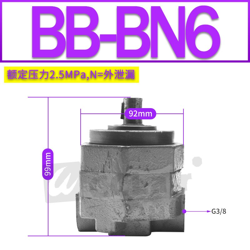 BB-B6摆线BN齿轮10液压4油泵B16 25 20 32 40 50 63 B80 100 125Y