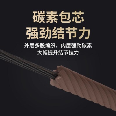 碳芯大力马飞磕袖手工精绑子线双钩黑坑暴力飞磕鲫鱼罗非10付装