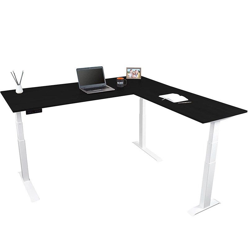 厂家简约智能升降办公桌笔记本电脑桌大型L双人桌站立式