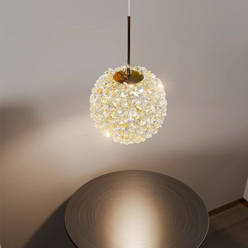 网红水晶吊灯轻奢创意客厅卧室床头壁灯餐厅过道跨境110V灯具