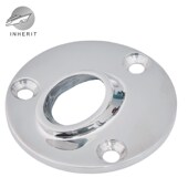 可焊接圆管座316加厚不锈钢 窗帘杆晾衣杆底座通用船支架圆管座