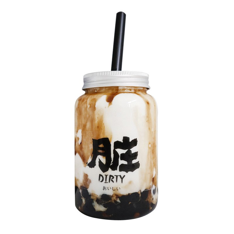 550ml广口瓶+40个瓶+有孔铝盖(无贴纸) 空瓶 透明一次性塑料瓶子