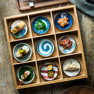 创意火锅九宫格餐具托盘陶瓷碟盘拼盘日式9宫格分格盘子商用