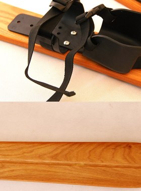 出口厂家供应实木滑雪板 时尚雪橇双板 水曲柳套装130cm滑雪双板