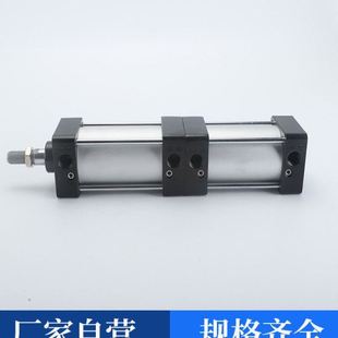 80两节大推力双行程 倍力气动气缸多位置压SCT32 双节