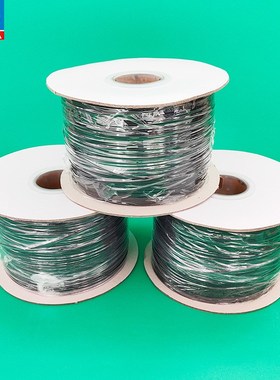 外皮pe环保0.45铁芯椭圆黑色扎带 现货铁芯绑扎带椭圆 1卷1000米