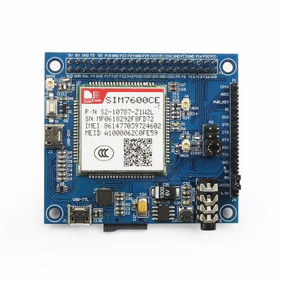 SIM7600CE 4G扩展板 全网通 4G/3G/2G通信 GNSS定位 树莓派3b 3b+