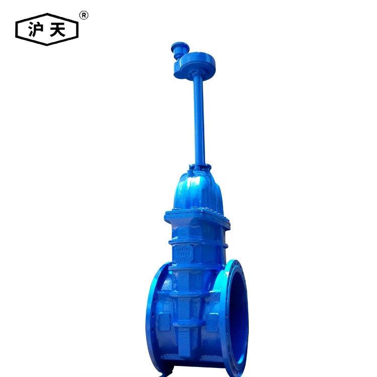 专业供应RVCX地埋式加长杆闸阀法兰软密封闸阀ZX商用井盖