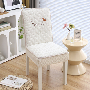 餐椅套罩椅子套餐椅坐垫餐椅子套罩全包一体椅套罩直背木椅子套垫