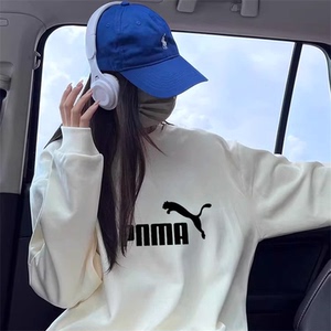 奥特莱斯A秋冬圆领卫衣女纯棉休闲长袖套头衫男运动宽松上衣潮