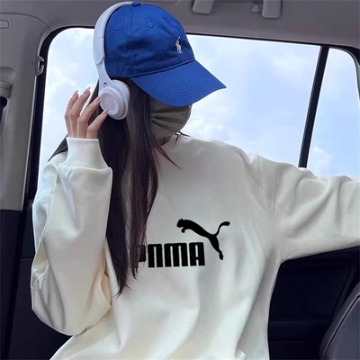 奥特莱斯A秋冬圆领卫衣女纯棉休闲长袖套头衫男运动宽松上衣潮