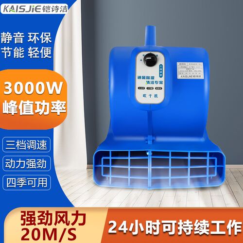 冷热风吹地机大功率商用地面地毯吹干机家用除湿卫生间吹地凉风扇