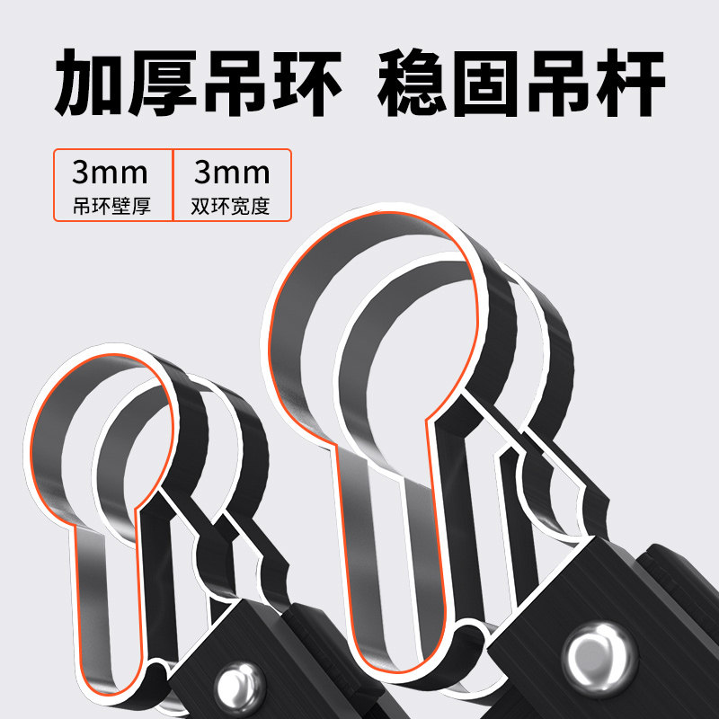 伸缩晾衣架阳台窗户式推拉折叠衣架户外黑色晒衣架室外家用晾衣杆