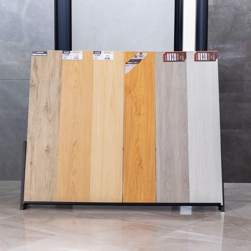 木地板展示架瓷砖样品展架墙砖架木纹砖地板砖地脚线腰线架落地式