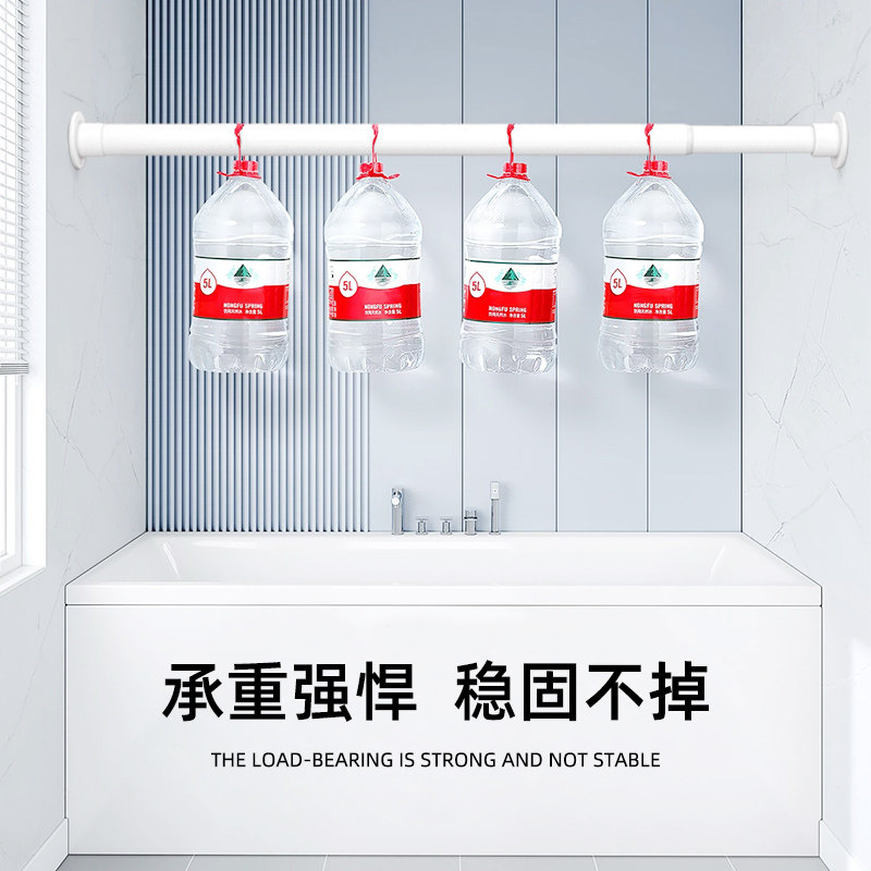 浴帘防水布新中式化妆室隔板帘加厚防霉挂帘子浴室拉帘免打孔窗帘