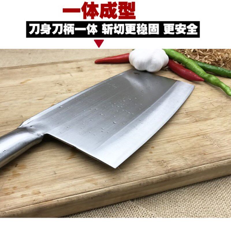越南铬钢刀不锈钢菜刀斩切刀一体刀商用大吉刀越南刀不锈钢家用刀