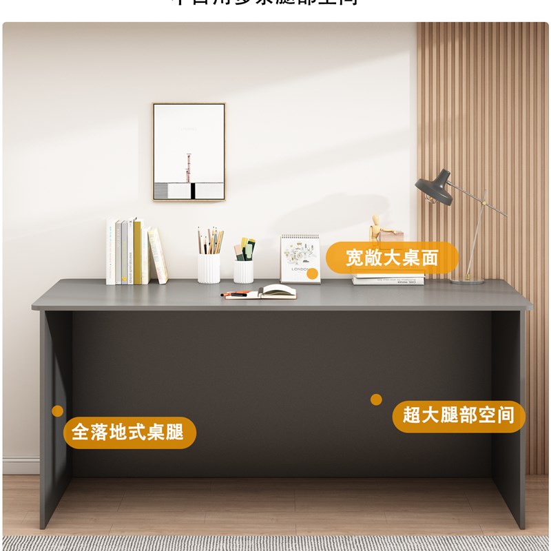 定制书桌美工电脑桌奶油风写字桌家用办公桌子笔记本桌卧室化妆桌
