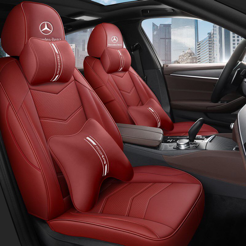 奔驰c260l坐垫 e300l c200l a200l e200lglc260l汽车座椅套全包围
