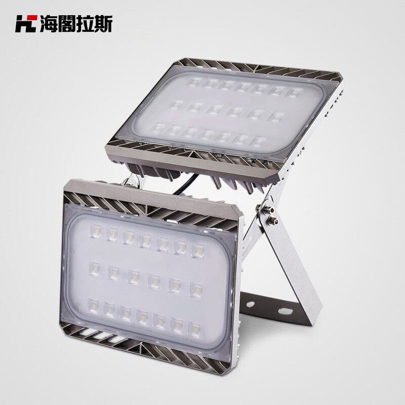led投光灯50W100W户外篮球场照明灯防水投射灯室外工程专用泛光灯