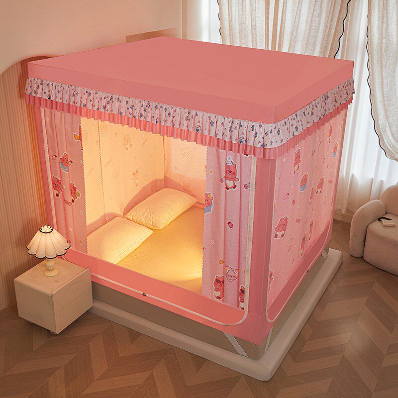 2025新款防摔蚊帐支架杆加粗加厚家用卧室遮光150x190床1米5x1米9