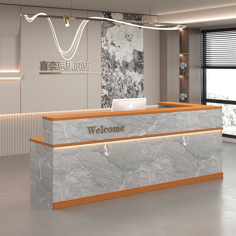 吧台收银台转角柜台服装店v迎宾台简约现代办公桌公司前台接待台,商业/办公家具,收银台,淘宝优惠券,粉丝福利购,淘宝优惠卷