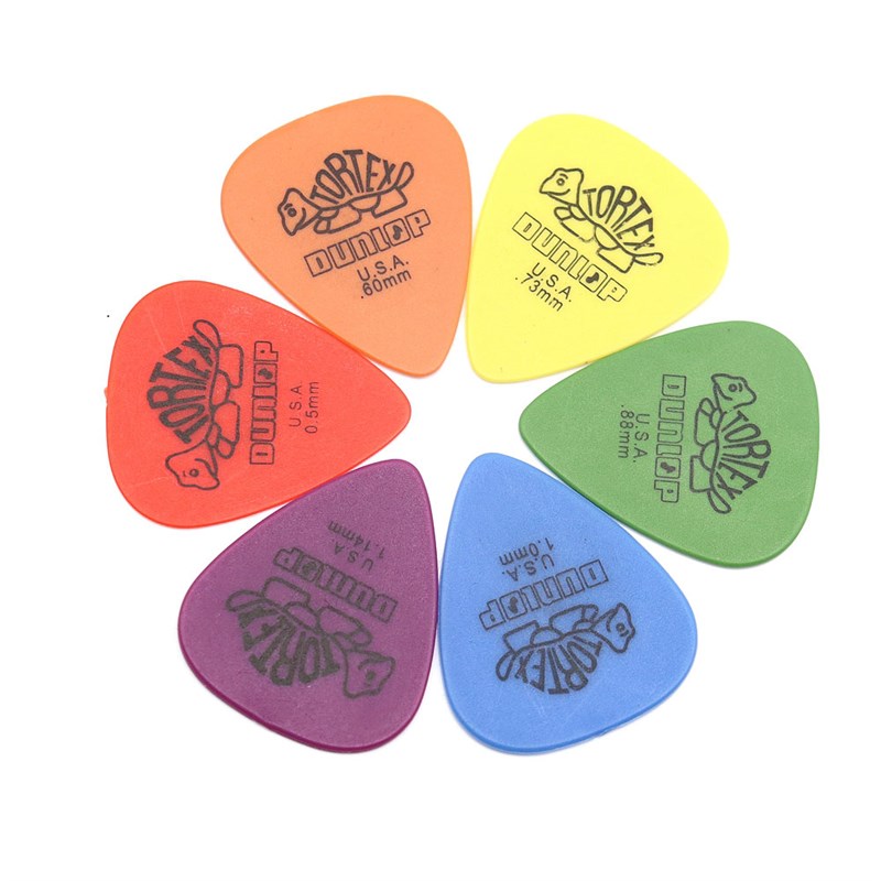12pcs Dunlop Guitar Picks Electric GGuitar Parts Picks Acces