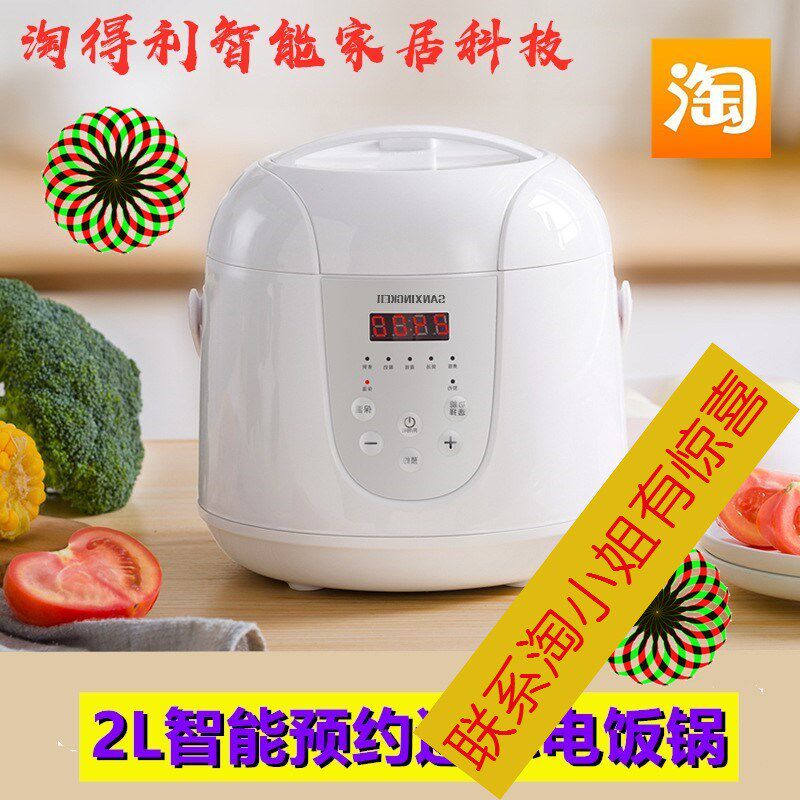 智能迷你小型电饭锅家用全自动定时预约多功能电饭煲学生宿舍煮粥