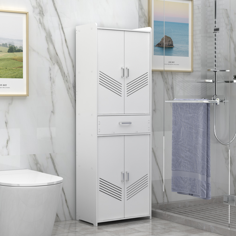 卫生间置物柜落地式多层防水储物架收纳柜厕所洗手间浴室边柜立柜