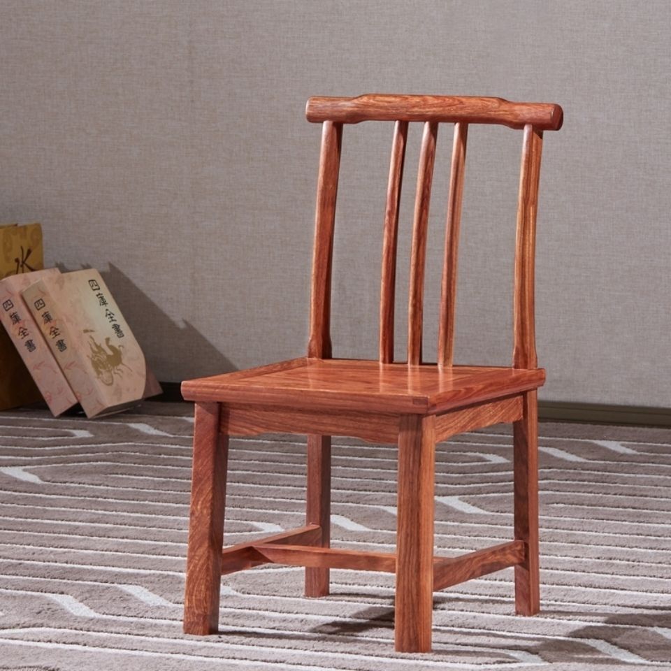 红木家具花梨木实木小靠背椅刺猬紫檀儿童梳子靠背椅小孩椅换鞋椅