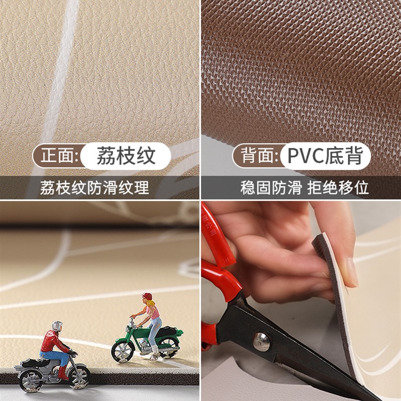 入户门地垫进门门口门垫免洗可擦玄关进户pvcQ脚垫可裁剪皮革地毯