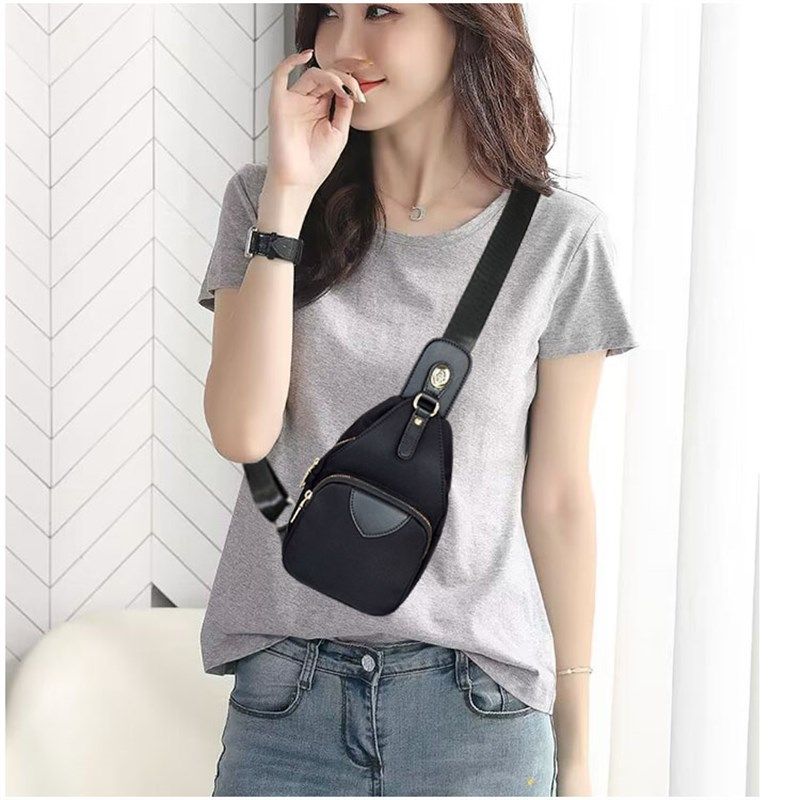 2025新款胸包女迷你小背包日韩B帆布包时尚胸前包休闲单肩斜挎女,箱包皮具/热销女包/男包,胸包,淘宝优惠券,粉丝福利购,淘宝优惠卷