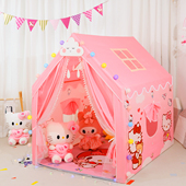 helloKitty双门帘单开门室内儿童帐篷游戏屋秘密基地分床神器生日