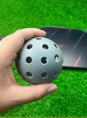 40新款上市优质精品孔球74mmPE注塑球高弹耐打灰色球室外球练习球