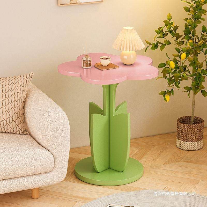 小桌子花瓣边几角几奶油风云朵边几家用小户型沙发小茶几卧室床头