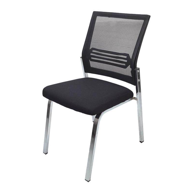 现代简约办公会议椅接待会客椅新闻椅透气网布靠背椅子培训椅