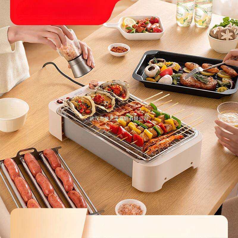 美恺达烤肠机家用宿舍全自动多功能热狗机三合一电烧烤盘架香肠机