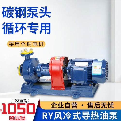 普斯RY导热油泵高温循环输油泵三相380v铜芯低噪音风冷油泵离心泵
