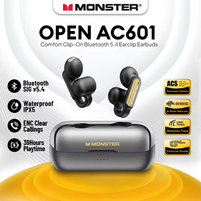MONSTER/魔声 AC601OWS Wireless Bluetooth Earphones original