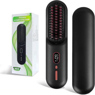 Comb for Women Hot Temperature Straightener LED Display Hair