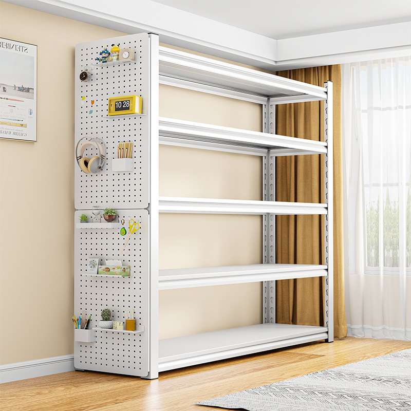 家用置物架多层收纳架客厅书架杂物间整理架地下室储物架落地货架