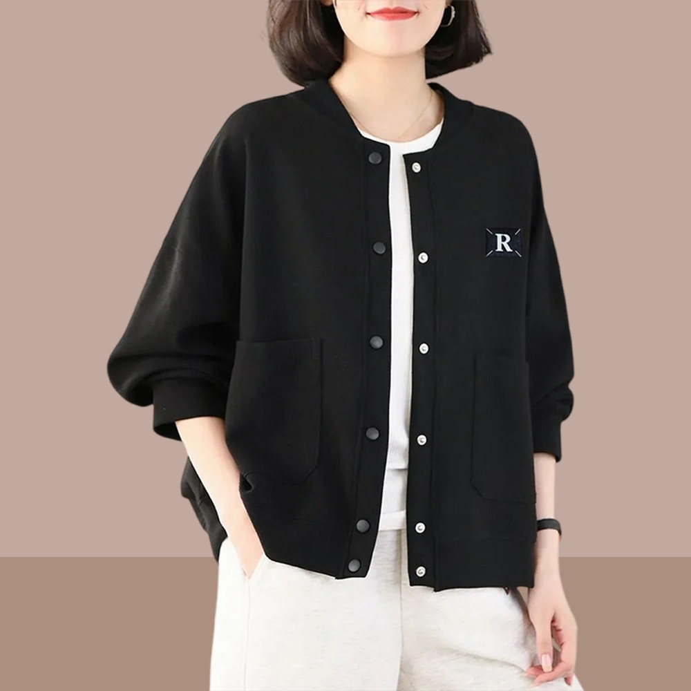 2025春秋季新款女士短外套卫衣中年妈妈棒球服洋气爆款上衣女装